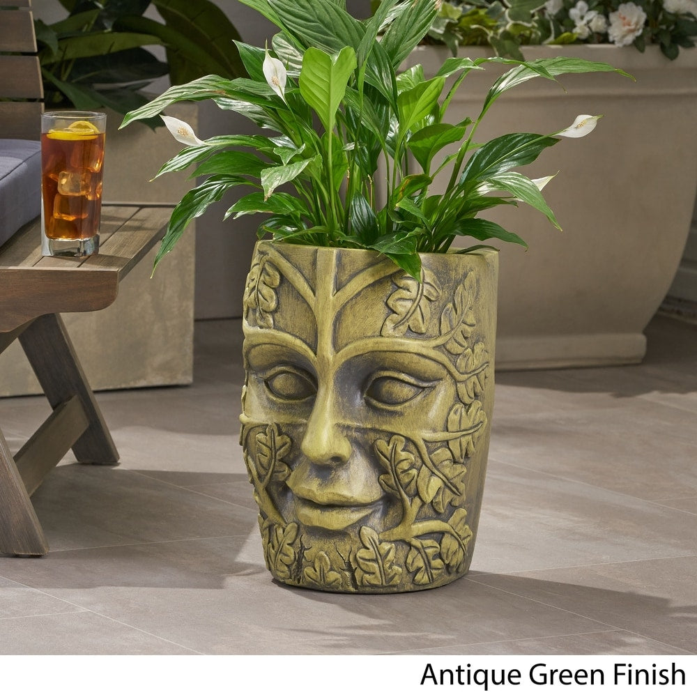 Ash Outdoor Mother Earth Urn by Christopher Knight Home