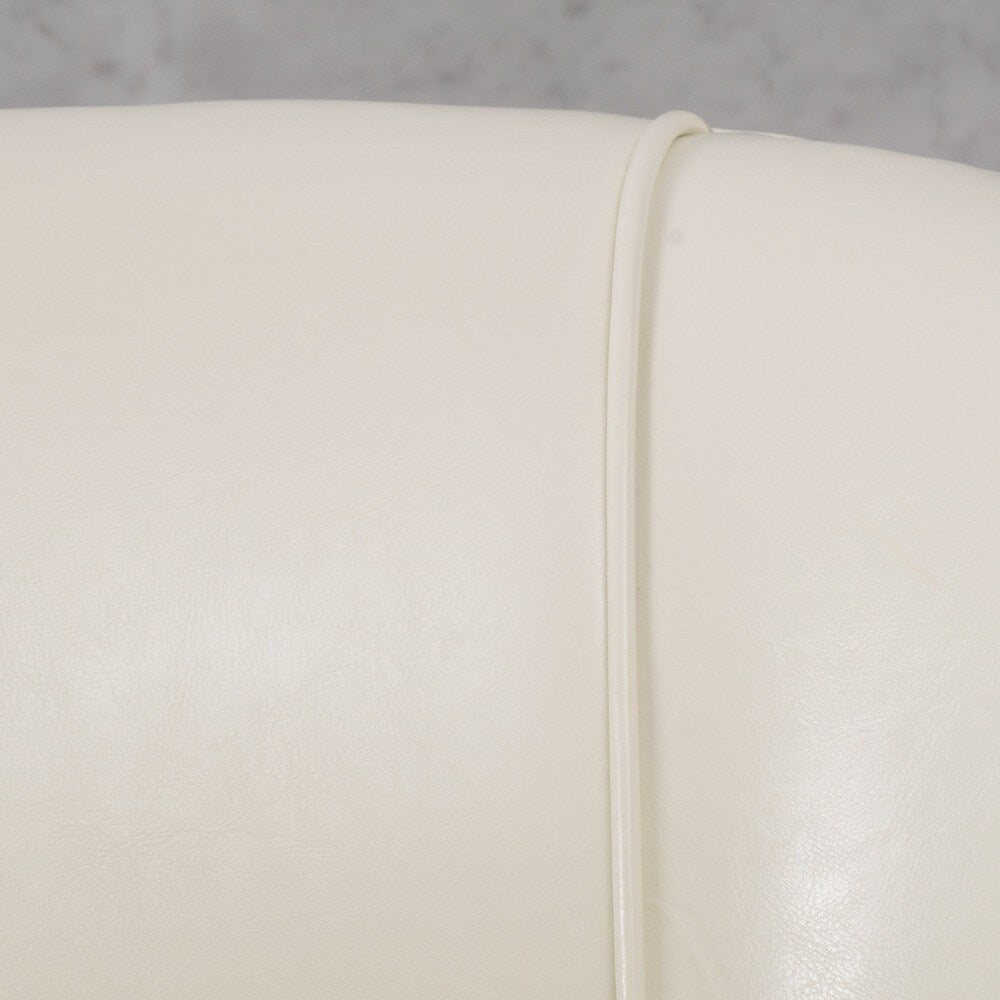 Austin Ivory Bonded Leather Club Chair by Christopher Knight Home