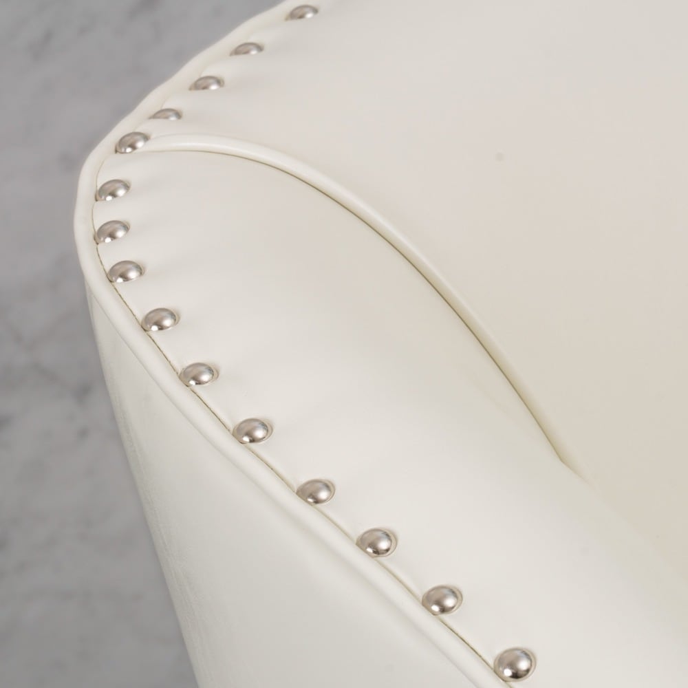 Austin Ivory Bonded Leather Club Chair by Christopher Knight Home