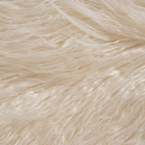Binniker Faux Fur Bench with Hairpin Legs by Christopher Knight Home