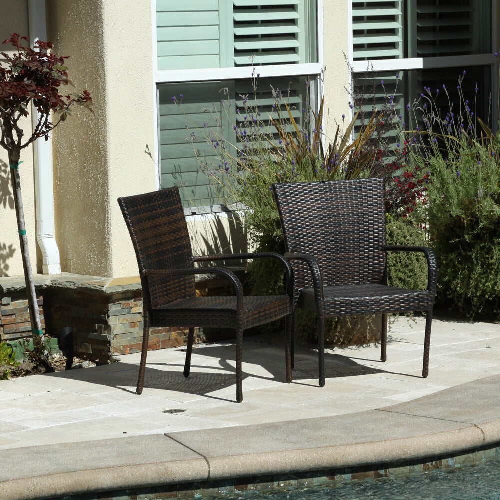 Blakely Outdoor 7-piece Wicker Dining Set by Christopher Knight Home