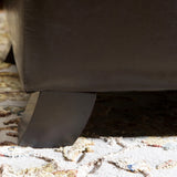 Brown Bonded Leather Storage Ottoman Bench by Christopher Knight Home