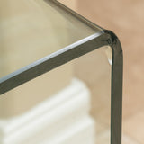 Ramona Glass Console Table by Christopher Knight Home - 30" H x 49.25" W x 15.75" D