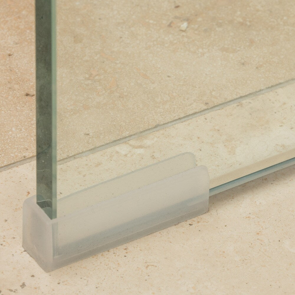 Ramona Glass Console Table by Christopher Knight Home - 30" H x 49.25" W x 15.75" D