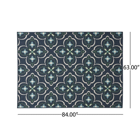 Camelia Outdoor Medallion Area Rug by Christopher Knight Home
