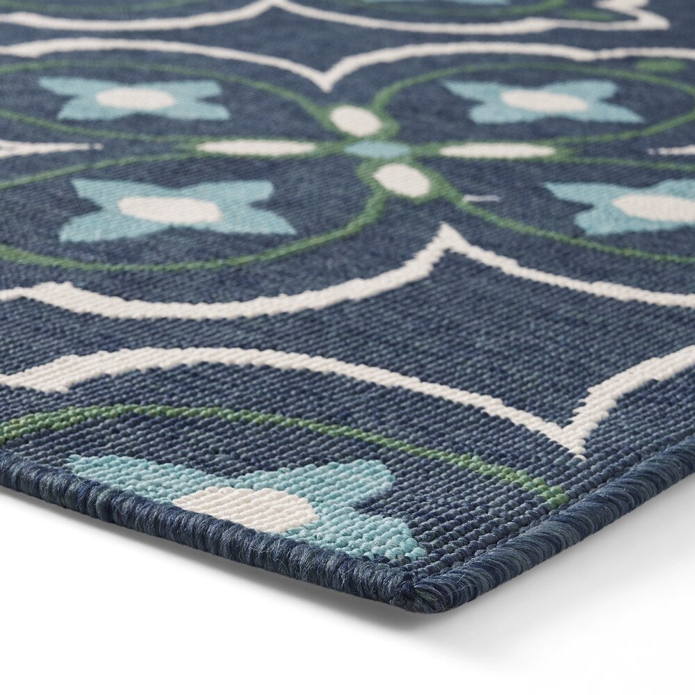 Camelia Outdoor Medallion Area Rug by Christopher Knight Home