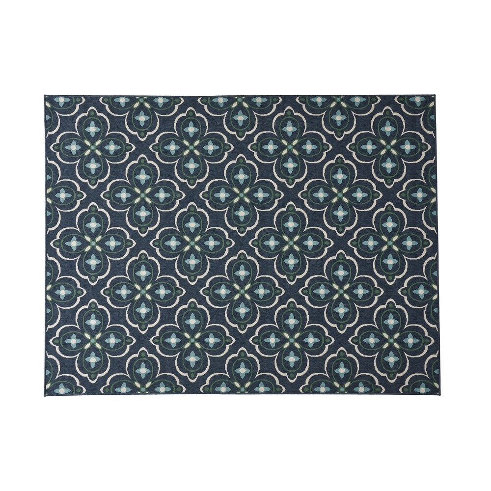 Camelia Outdoor Medallion Area Rug by Christopher Knight Home