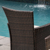 Numana Outdoor 7-pc. Lightweight Concrete Dining Set by Christopher Knight Home
