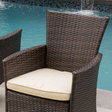 Numana Outdoor 7-pc. Lightweight Concrete Dining Set by Christopher Knight Home