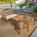 Caydon 4-piece Acacia Wood Patio Chat Set by Christopher Knight Home