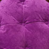 Chloe Tufted Purple Fabric Ottoman by Christopher Knight Home