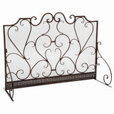 Christopher Knight Home Claridge Iron Fireplace Screen - N/A