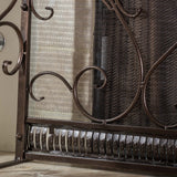 Christopher Knight Home Claridge Iron Fireplace Screen - N/A