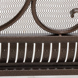 Christopher Knight Home Claridge Iron Fireplace Screen - N/A