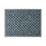 Coolidge Outdoor Trellis Area Rug, Blue and Ivory by Christopher Knight Home