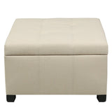 Cortez Fabric Storage Ottoman by Christopher Knight Home
