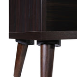 Doneva Mid Century 2 Piece Faux Wood and Rubber Wood Entertainment Center Set by Christopher Knight Home