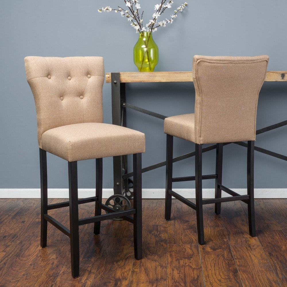 Donner 31-inch Fabric Barstool (Set of 2) by Christopher Knight Home