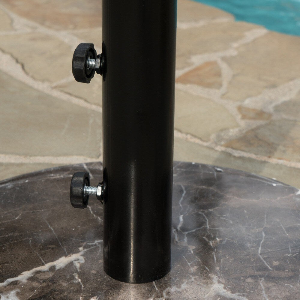 Dunes 30-pound Round Granite Umbrella Base Holder by Christopher Knight Home