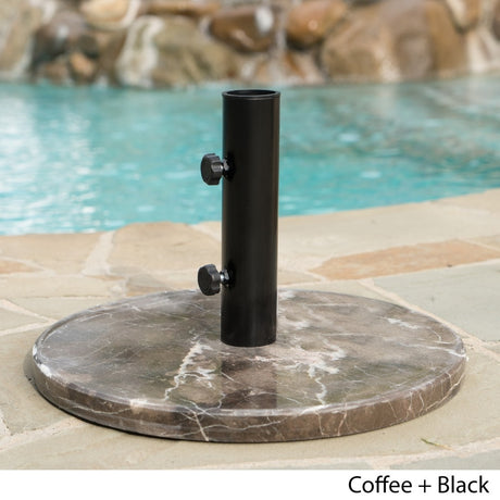 Dunes 30-pound Round Granite Umbrella Base Holder by Christopher Knight Home