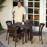 Dusk 5-piece Outdoor Dining Set by Christopher Knight Home