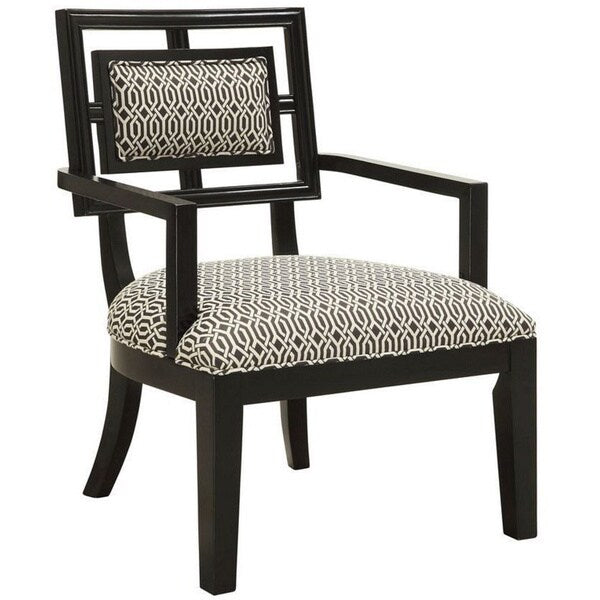 Christopher Knight Home Ebony and White Accent Chair