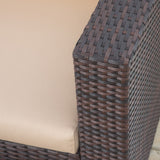 Murano Outdoor 2-piece Aluminum Chat Set with Cushions by Christopher Knight Home
