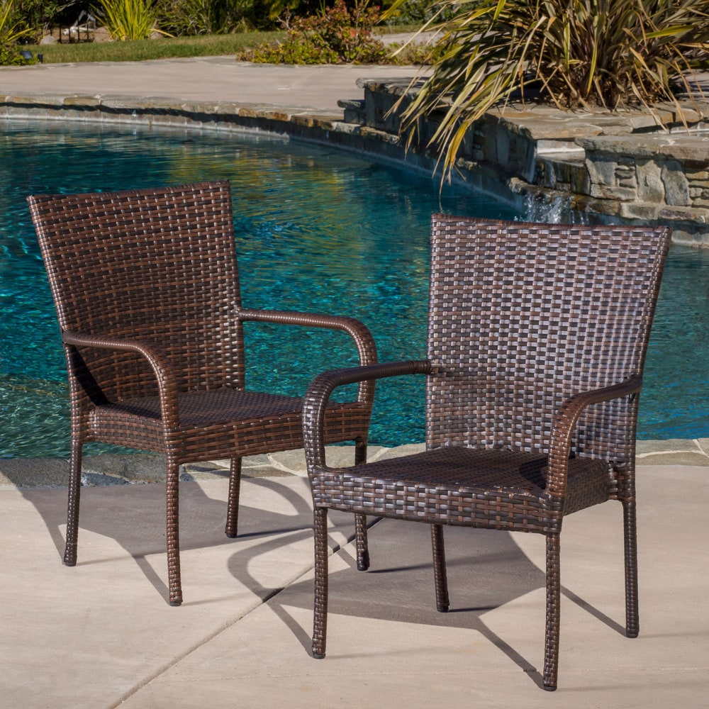 Grant Outdoor 5-piece Wicker Dining Set by Christopher Knight Home