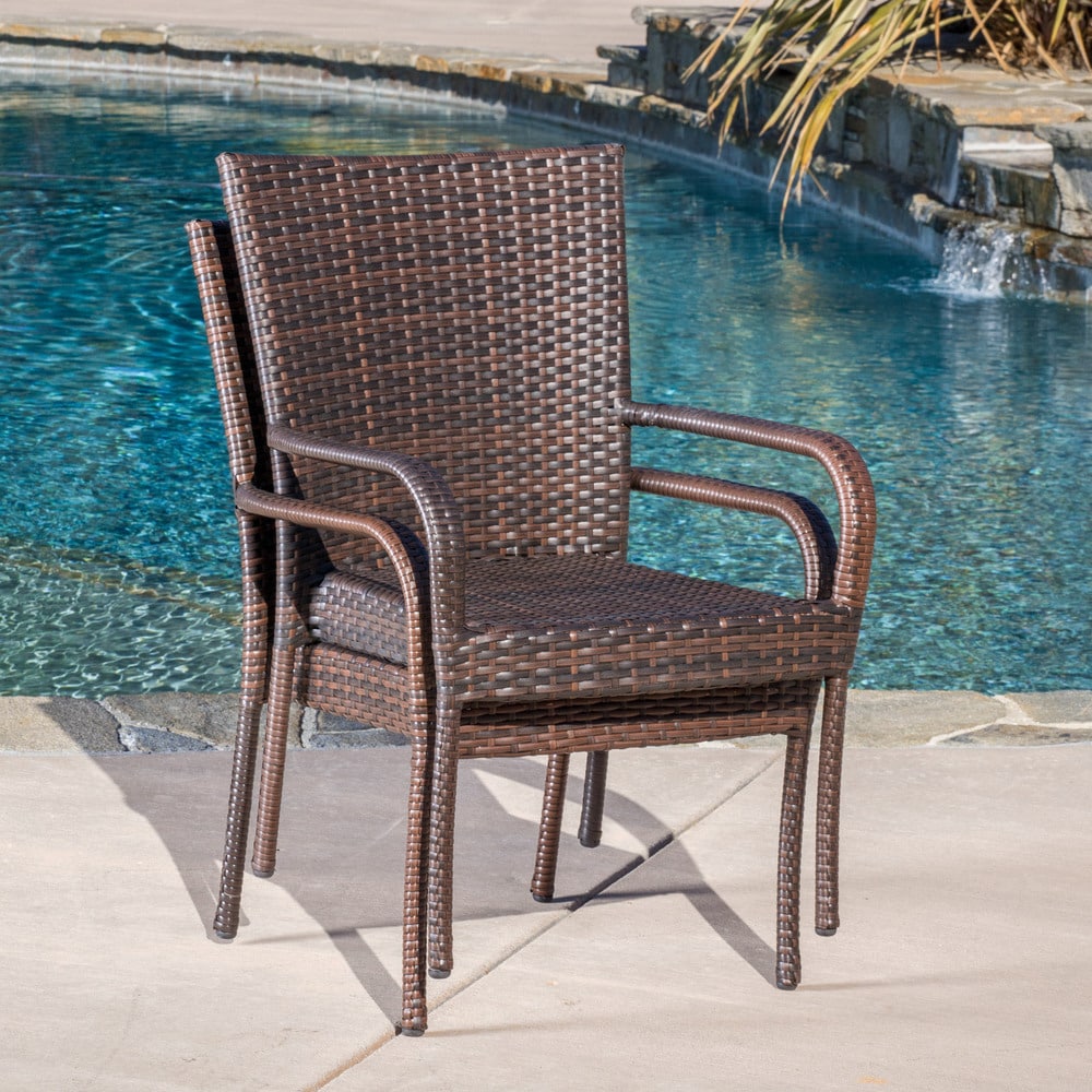 Grant Outdoor 5-piece Wicker Dining Set by Christopher Knight Home