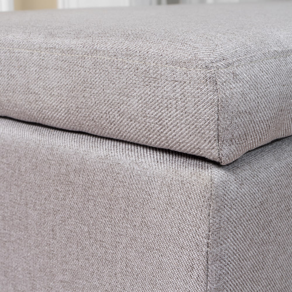 Isra Fabric Storage Ottoman Bench by Christopher Knight Home