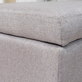 Isra Fabric Storage Ottoman Bench by Christopher Knight Home