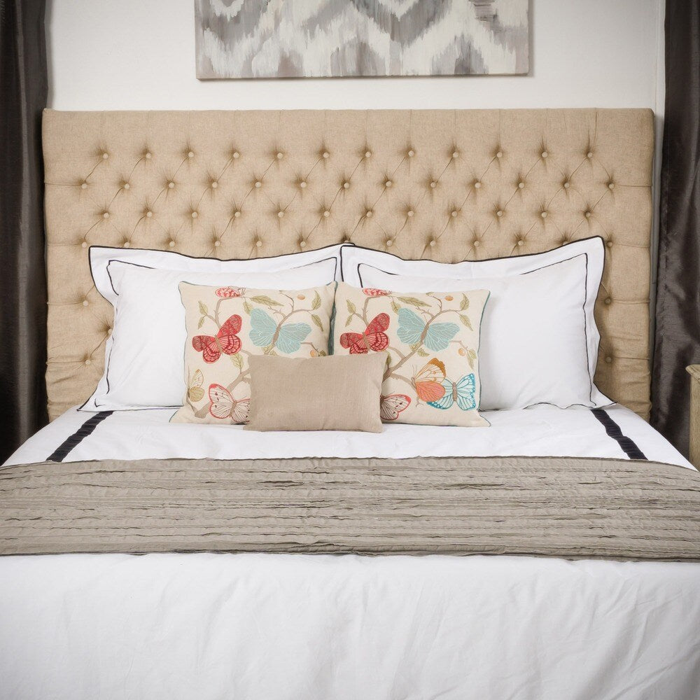 Jezebel Fully Upholstered King/ California King Button Tufted Headboard by Christopher Knight Home