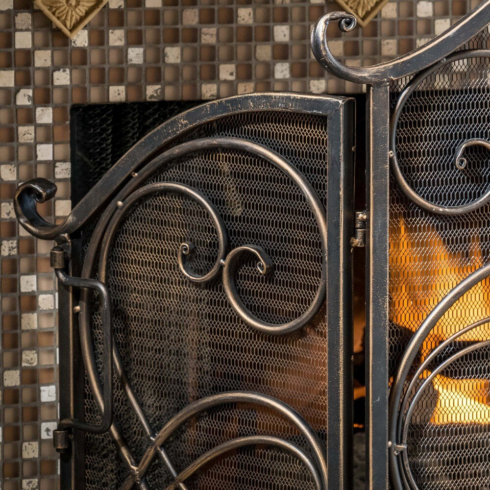 Christopher Knight Home Kingsport Fireplace Screen - N/A
