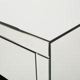 Lada Hardwood 3-drawer Mirrored Cabinet by Christopher Knight Home