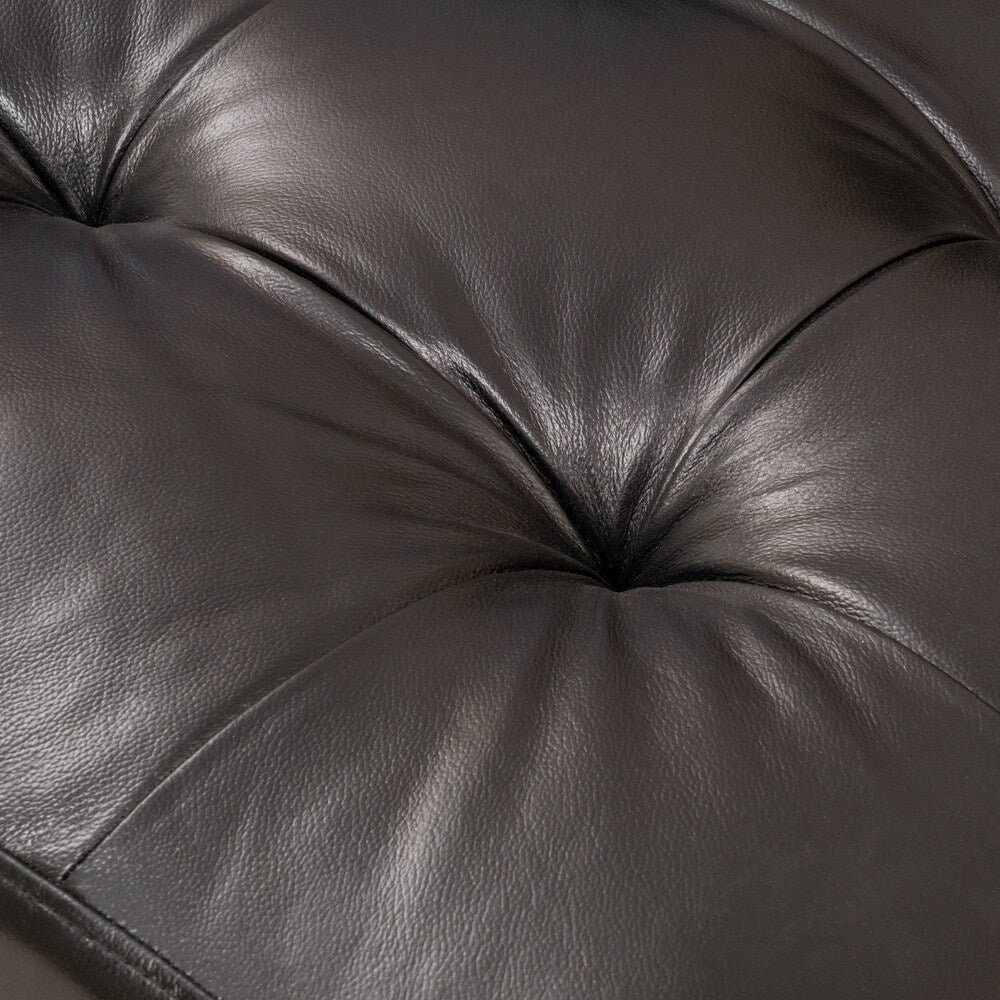 Lincoln Left Facing 3-piece Leather Sectional Sofa Set by Christopher Knight Home