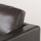 Lincoln Left Facing 3-piece Leather Sectional Sofa Set by Christopher Knight Home