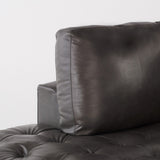 Lincoln Left Facing 3-piece Leather Sectional Sofa Set by Christopher Knight Home