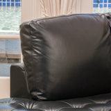 Lincoln Left Facing 3-piece Leather Sectional Sofa Set by Christopher Knight Home