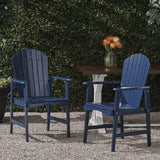 Malibu Acacia Adirondack-inspired Patio Dining Chairs (Set of 2) by Christopher Knight Home