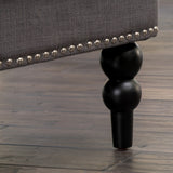Malone Charcoal Grey Club Chair by Christopher Knight Home