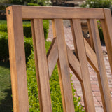 Nuna Outdoor Wood Rocking Chair with Cushion (Set of 2) by Christopher Knight Home - 37.75" L x 26.50" W x 41.25" H