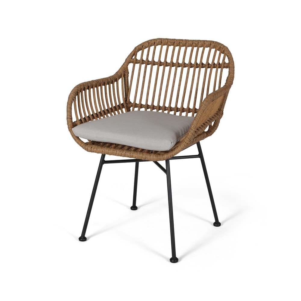 Christopher Knight Home Orlando Woven Faux Rattan Chairs (Set of 2)