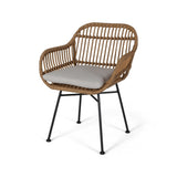 Christopher Knight Home Orlando Woven Faux Rattan Chairs (Set of 2)