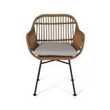 Christopher Knight Home Orlando Woven Faux Rattan Chairs (Set of 2)