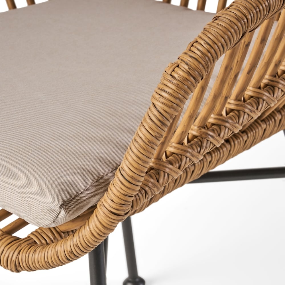 Christopher Knight Home Orlando Woven Faux Rattan Chairs (Set of 2)