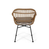 Christopher Knight Home Orlando Woven Faux Rattan Chairs (Set of 2)