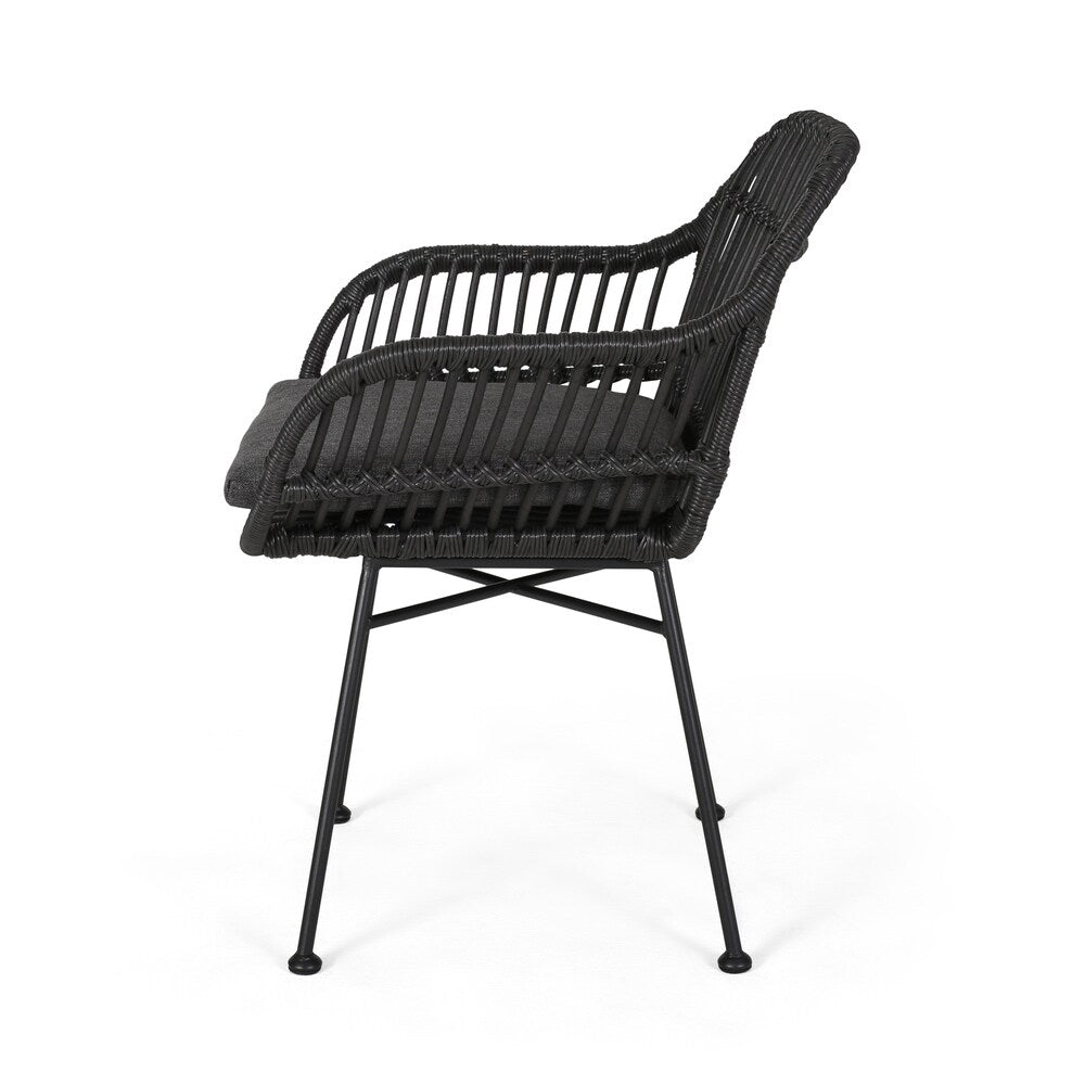 Christopher Knight Home Orlando Woven Faux Rattan Chairs (Set of 2)