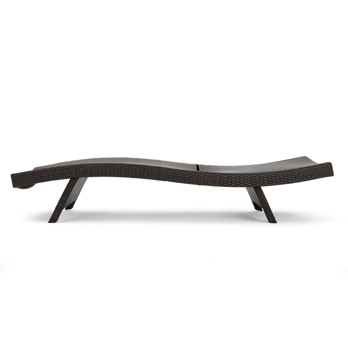 Christopher Knight Home Outdoor Brown Wicker Cushioned Adjustable Chaise Lounge (Set of 2)