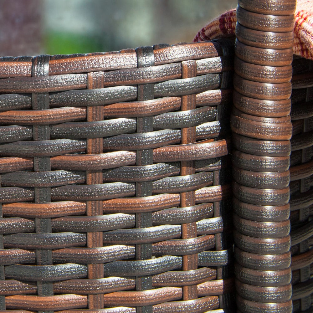 Oyster Bay Outdoor Wicker Bar Table by Christopher Knight Home - 26.00"L x 33.50"W x 24.60"H