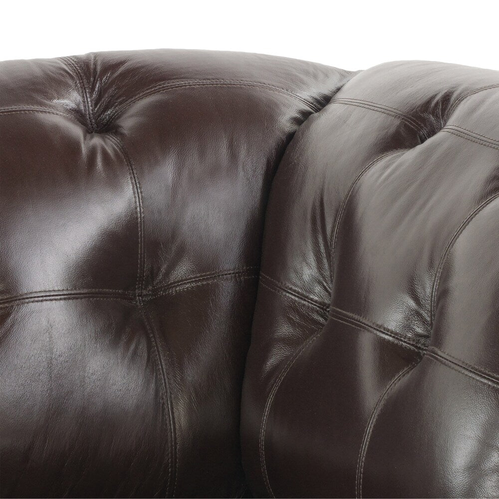 Christopher Knight Home Regen 5-piece Tufted Leather Sectional Sofa Set
